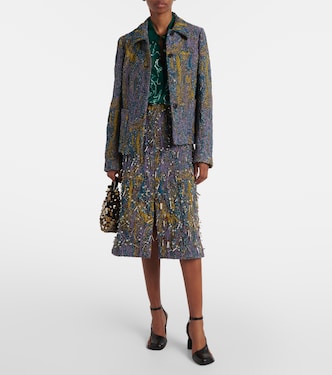 Jupe crayon à ornements | Dries Van Noten