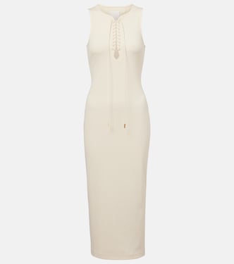 Ribbed-knit cotton midi dress | Givenchy
