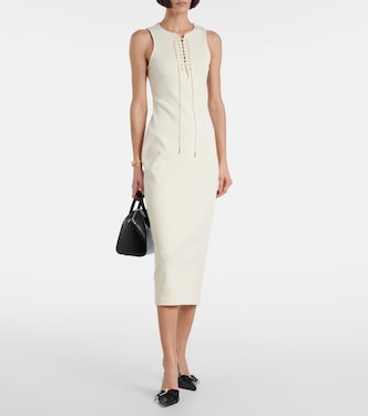 Abito midi in cotone a coste | Givenchy