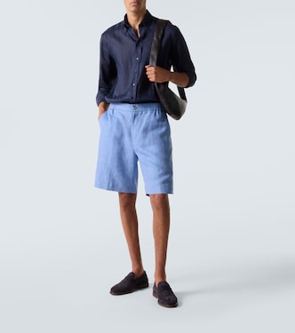 Shorts de lino y lana | Etro