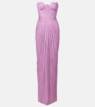 Jasleen silk tulle corset gown | Maria Lucia Hohan