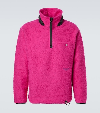 Marina wool-blend fleece half-zip sweater | Stone Island