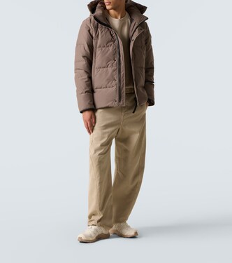 Black Label Wyndham hooded down jacket | Canada Goose