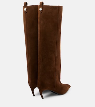 Stiefel Lea 65 aus Veloursleder | The Attico