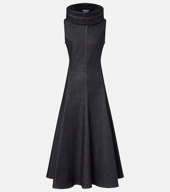 Denim midi dress | Jacquemus