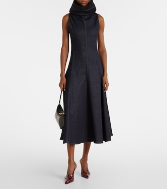 Denim midi dress | Jacquemus