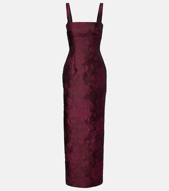 Micheline floral cloqué gown  | Emilia Wickstead
