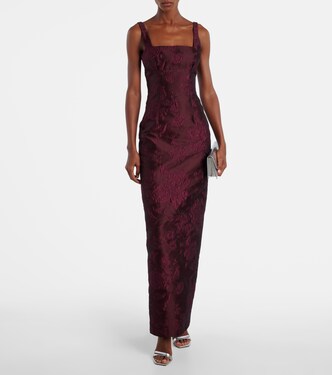 Robe Micheline aus Cloqué  | Emilia Wickstead