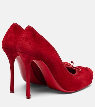 Pumps Cassia Nodo 100 in suede | Christian Louboutin