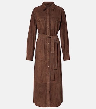Mantel aus Veloursleder | Brunello Cucinelli