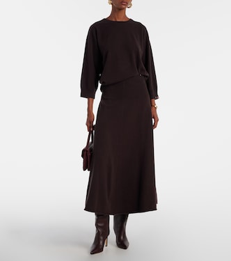 Maxirock N°388 Ease aus einem Kaschmirgemisch | Extreme Cashmere