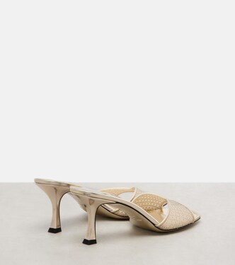 Skye 70 embellished mesh mules | Jimmy Choo