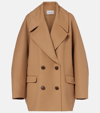 Oversized wool peacoat | Loewe