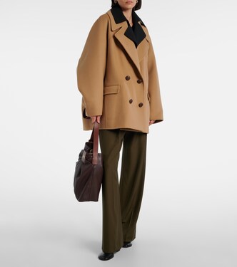Oversized wool peacoat | Loewe