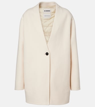 x Jil Sander virgin wool down coat | Moncler Genius