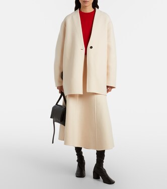 x Jil Sander virgin wool down coat | Moncler Genius