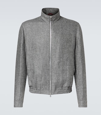 Silk, linen, and wool jacket | Brunello Cucinelli