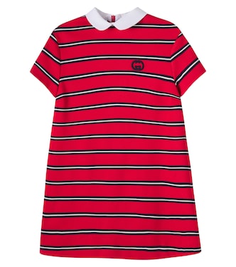 Interlocking G striped polo dress | Gucci Kids