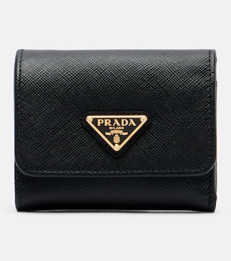 Saffiano Small leather wallet | Prada
