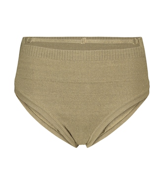 Culottes Picchu in misto lino a coste | Jacquemus