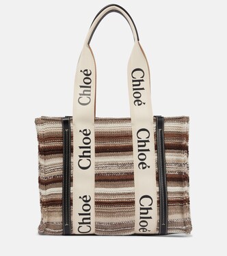 Borsa Woody Medium in cashmere  | Chloé