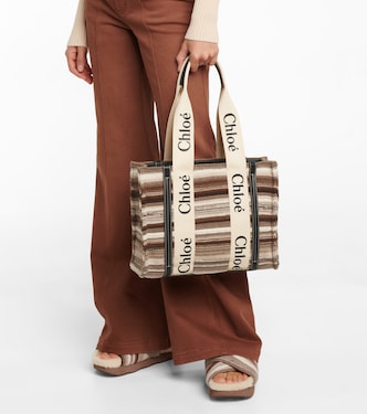 Cabas Woody Medium en cachemire recyclé | Chloé