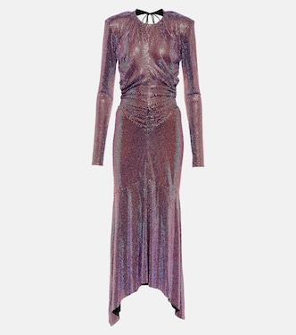 Metallic ruched maxi dress | Alexandre Vauthier