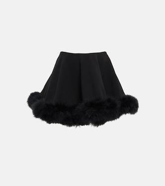 Mini-jupe à plumes | Magda Butrym