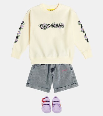Sudadera de algodón estampada | Off-White Kids