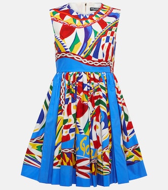 Vestido corto Carretto de algodón | Dolce&Gabbana