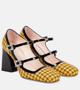 Salones Très Vivier Babies Mini a cuadros | Roger Vivier