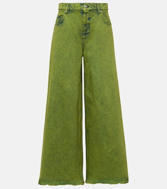 High-rise wide-leg jeans | Marni