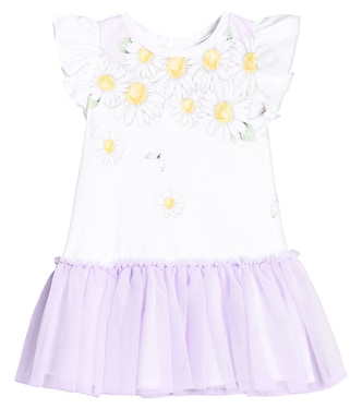 Baby - Abito in jersey e tulle | Monnalisa