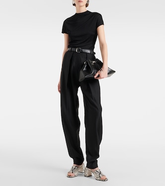 Lena 70 snake-effect leather mules | Jimmy Choo