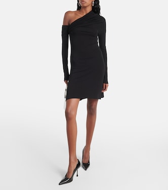 One-Shoulder-Minikleid aus Crêpe | Courrèges