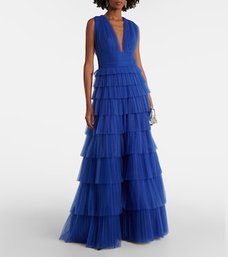 Abito Zeferra lungo in tulle  | Costarellos