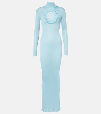 x Christopher Kane cutout knitted maxi dress | Self-Portrait