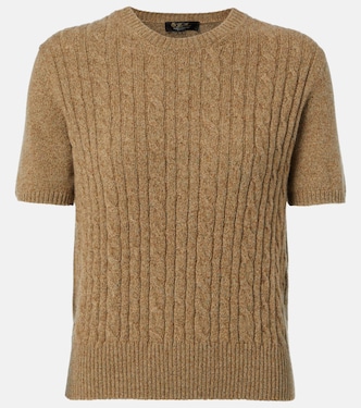 Treccia cable-knit cashmere top | Loro Piana