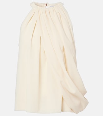 Draped wool-blend top | JW Anderson