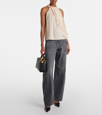 Draped wool-blend top | JW Anderson