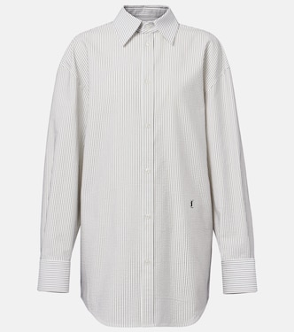 Camicia Cassandre in cotone a righe | Saint Laurent