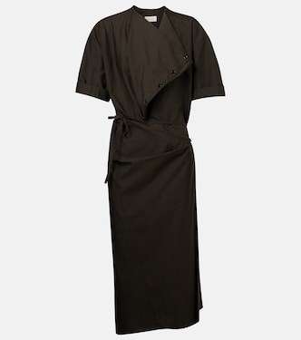 Hemdblusenkleid aus Baumwolle und Seide | Lemaire