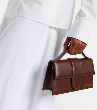 Grand Bambino Small leather tote bag | Jacquemus