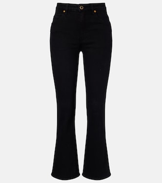 High-Rise Cropped Flared Jeans Vivian | Khaite