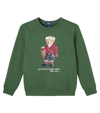 Polo Bear cotton-blend jersey sweatshirt | Polo Ralph Lauren Kids