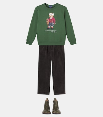 Polo Bear cotton-blend jersey sweatshirt | Polo Ralph Lauren Kids