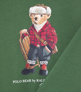 Polo Bear cotton-blend jersey sweatshirt | Polo Ralph Lauren Kids