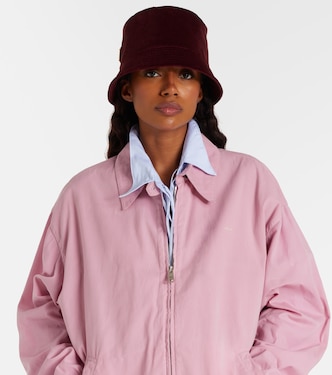 Cotton corduroy bucket hat | Prada