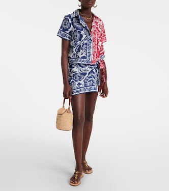 Cashew And Birds cotton shirt | Farm Rio