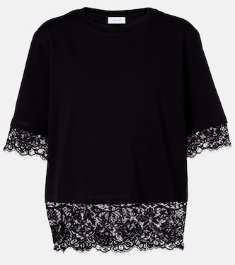 Cotton lace T-shirt | McQueen